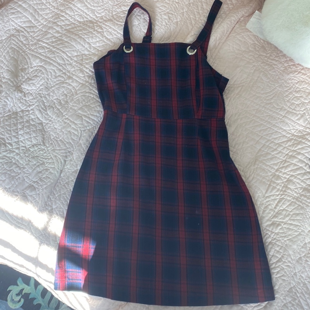 Plaid Mini Dress!